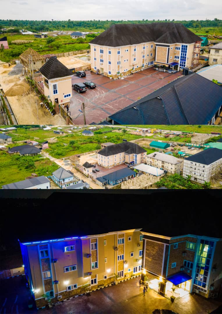 Royal Stonewood exterior at day and night